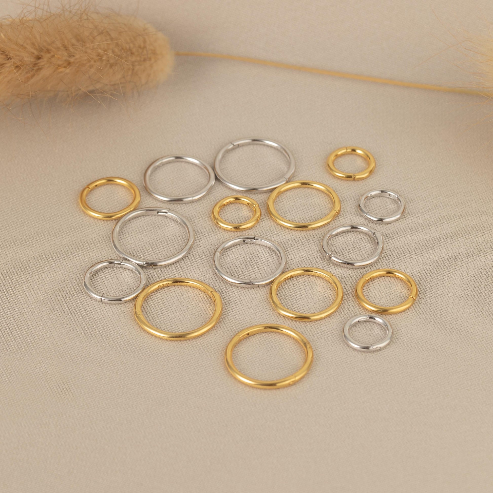 a bunch of rings sitting on top of a table