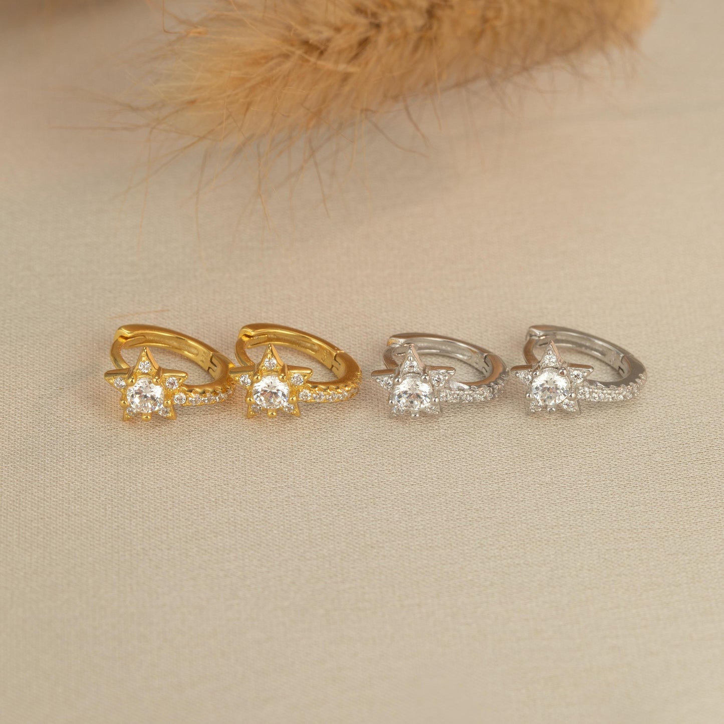 three different types of rings sitting on a table