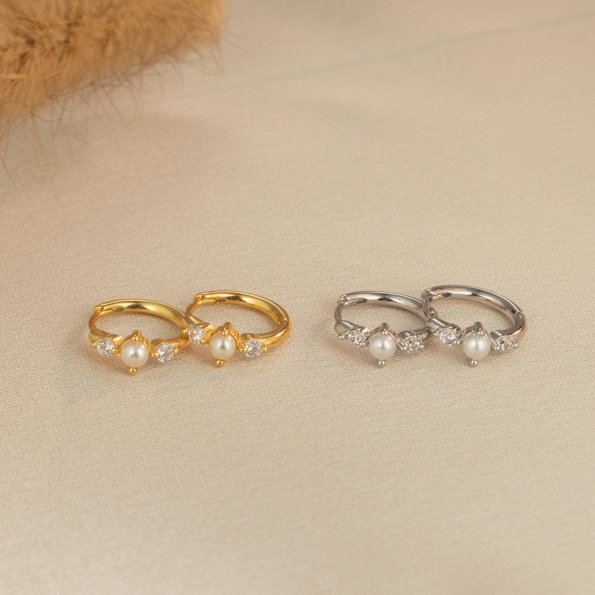 three different types of rings sitting on a table