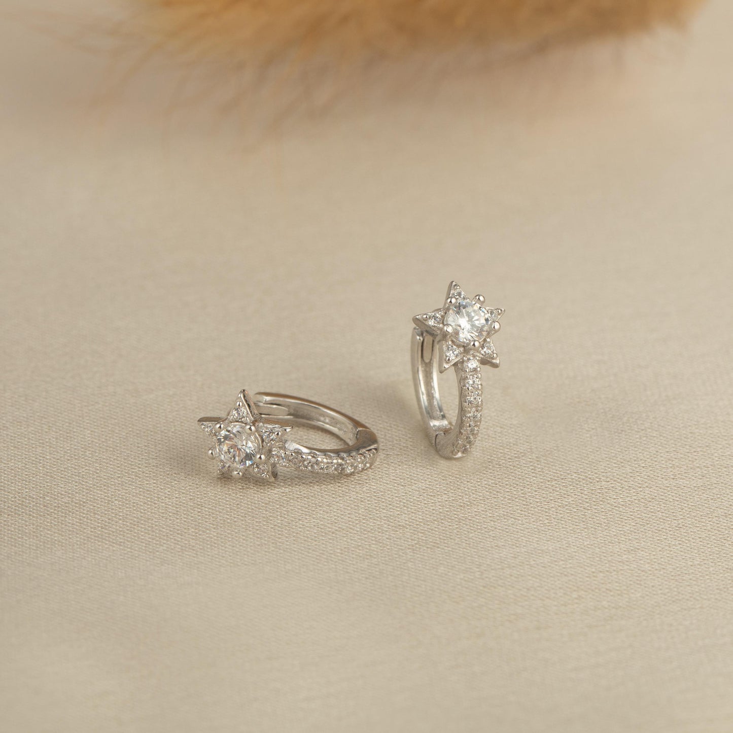 a close up of two rings on a table